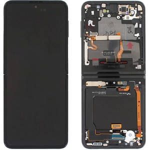 Дисплей Samsung SM-F741 Z Flip 6 5G (2024) с сенсором и рамкой, Silver Shadow, оригинал - 924504