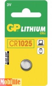 Батарейка GP CR1025 - 533077 Батарейка GP CR1025 - 533077