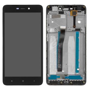 Дисплей для Xiaomi Redmi 4a с сенсором и рамкой Черный - 553805