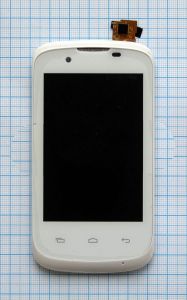 Дисплей Prestigio MultiPhone 3540 з сенсором і рамкою білий - 546140