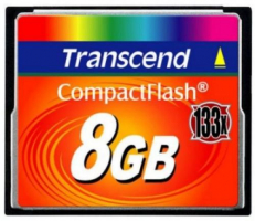Карта памяти Transcend 8 Gb Compact Flash 133x