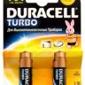 Батарейка Duracell AA LR06 bat Alkaline 2шт Turbo Цена 1шт. - 200922