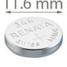 Батарейка часовая Renata 344, V344, SR42, SR1136SW (5 шт) - 540014