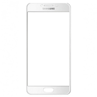 Стекло дисплея для ремонта Samsung C7000 Galaxy C7 белый