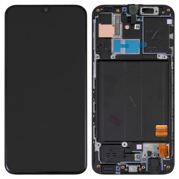 Дисплей для Samsung A405 Galaxy A40 с сенсором и рамкой Черный (Oled) - 562960