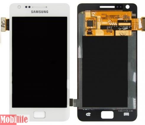Дисплей для Samsung i9100 Galaxy S2 с сенсором Белый - 533769