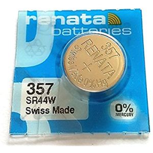 Батарейка часовая Renata 357, V357, SR44W, SR1154W, SR44, 228 - 540015