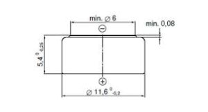 Батарейка часовая Renata 357, V357, SR44W, SR1154W, SR44, 228 - 540015