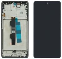 Дисплей Xiaomi Redmi Note 14S с сенсором и рамкой, black (OLED)