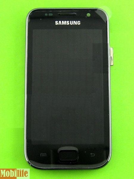 Дисплей для Samsung i9003 Galaxy SL с сенсором с рамкой Черный - 537664