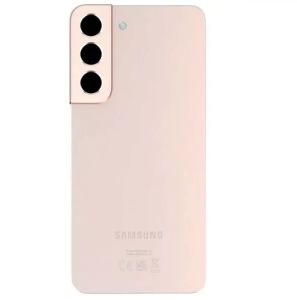 Задняя крышка Samsung S901 Galaxy S22 5G 2022 с стеклом камеры, белый - 912421 Задняя крышка Samsung S901 Galaxy S22 5G 2022 с стеклом камеры, белый - 912421