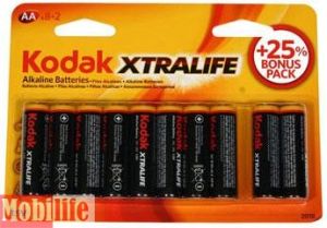 Батарейка Kodak AA LR06 XtraLife alk 1x10 шт. - 540317