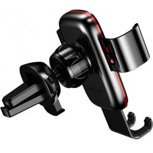 Автодержатель Baseus Metal Age Gravity Air Outlet Version SUYL-D01 Чорний (на грати воздуховода) - 561172 Автодержатель Baseus Metal Age Gravity Air Outlet Version SUYL-D01 Чорний (на грати воздуховода) - 561172