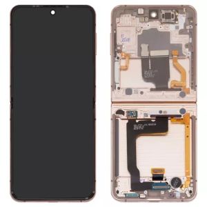 Дисплей Samsung SM-F721 Z Flip 4 5G (2022) с сенсором и рамкой, Gold (original PRC) - 929450