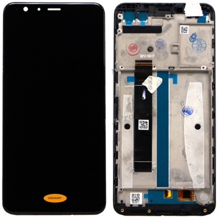 Дисплей для Asus Zenfone Max Plus M1 (ZB570TL) с сенсором и рамкой Черный - 555803