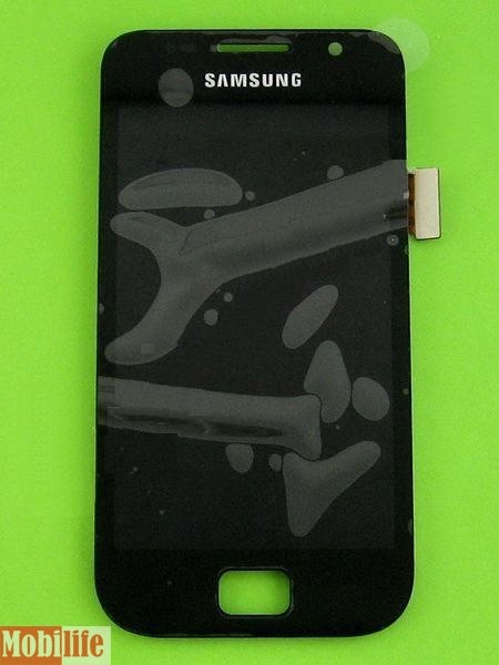 Дисплей (екран) для Samsung i9003 Galaxy SL з сенсором з рамкою Сірий - 537665