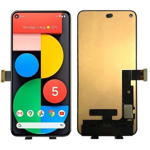 Дисплей Google Pixel 5 с сенсором, черный, оригинал - 911180 Дисплей Google Pixel 5 с сенсором, черный, оригинал - 911180