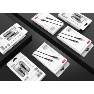 Дата-кабель USB XO NB145 Smart Chipset автовідключення Type-C black - 914471