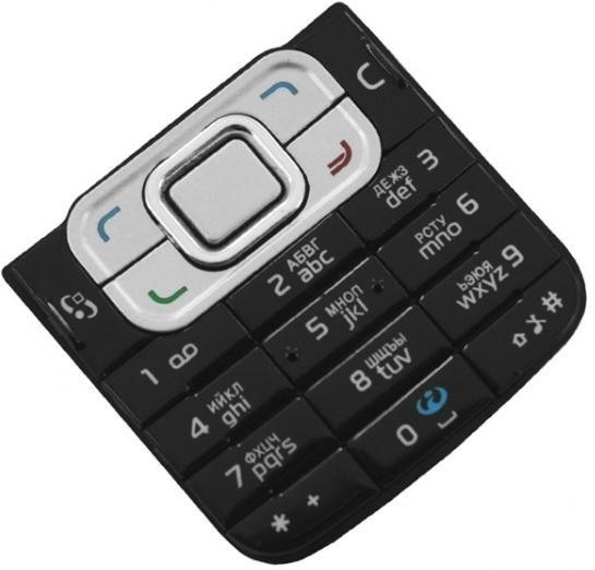 Клавиатура (кнопки) Nokia 6120c Черный - 502943