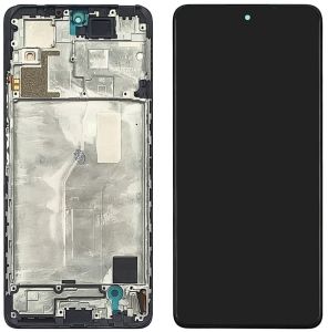 Дисплей для Xiaomi Redmi Note 10 Pro 4G, Redmi Note 10 Pro Max с сенсором и рамкой, black (TFT) - 929451