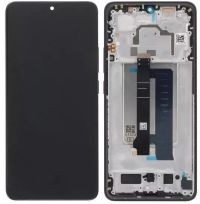 Дисплей Xiaomi Poco X6 Pro 5G с сенсором и рамкой, black (OLED)