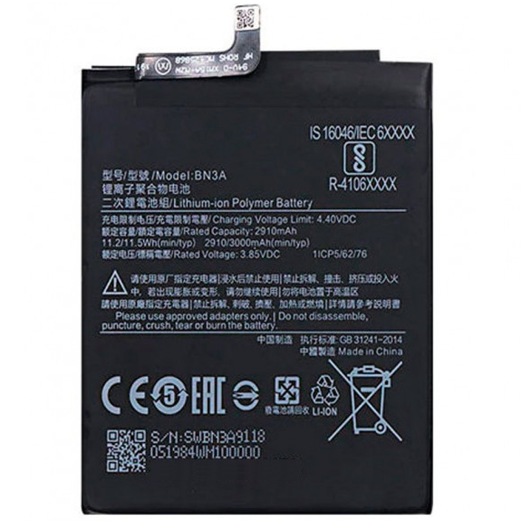 Аккумулятор для Xiaomi BN3A, Redmi Go 3000mAh - 565247
