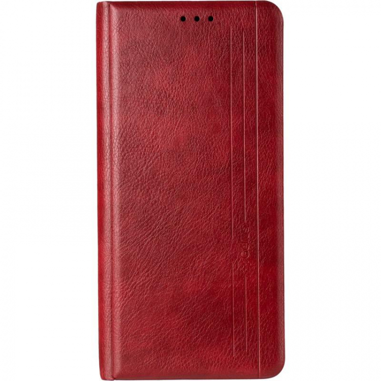 Чехол-книжка Leather Gelius New Xiaomi Redmi 9 Red - 565544