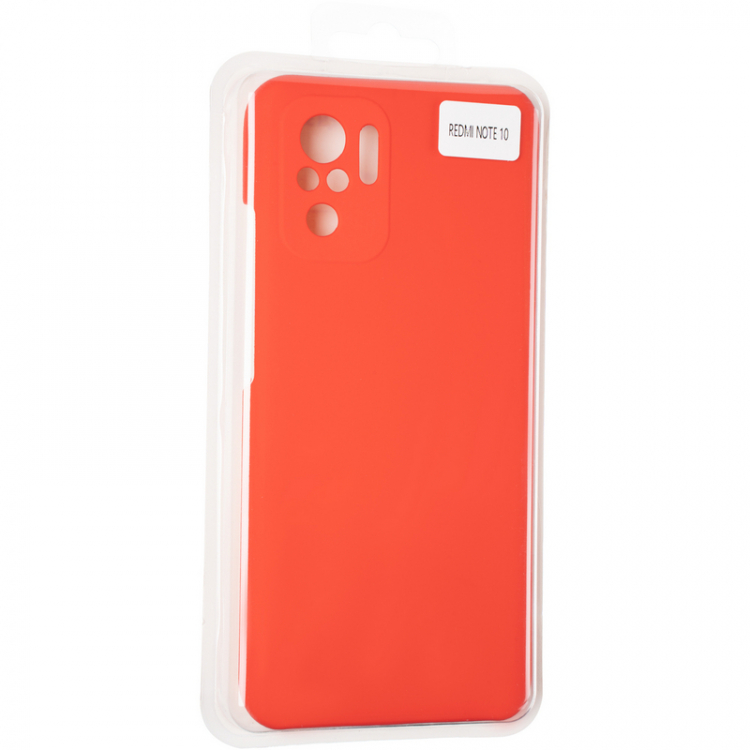 Чехол Soft Matte Xiaomi Redmi Note 10, 10s Красный - 565645
