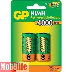 Аккумулятор GP C R14 Ni-MH 1.2V 4000 mAh Цена 1шт. - 536367