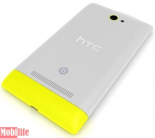 Задняя крышка HTC 8S Rio A620e серая - 537962