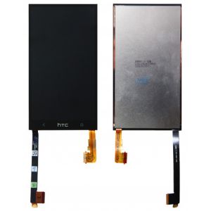 Дисплей для HTC One E7 с сенсором черный - 549812