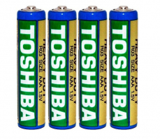 Батарейка Toshiba AAA R03 Heavy duty 4шт Цена за 1 елемент.
