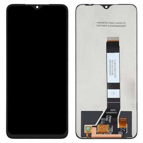Дисплей для Xiaomi POCO M3, Redmi 9T с сенсором Черный Оригинал - 564650