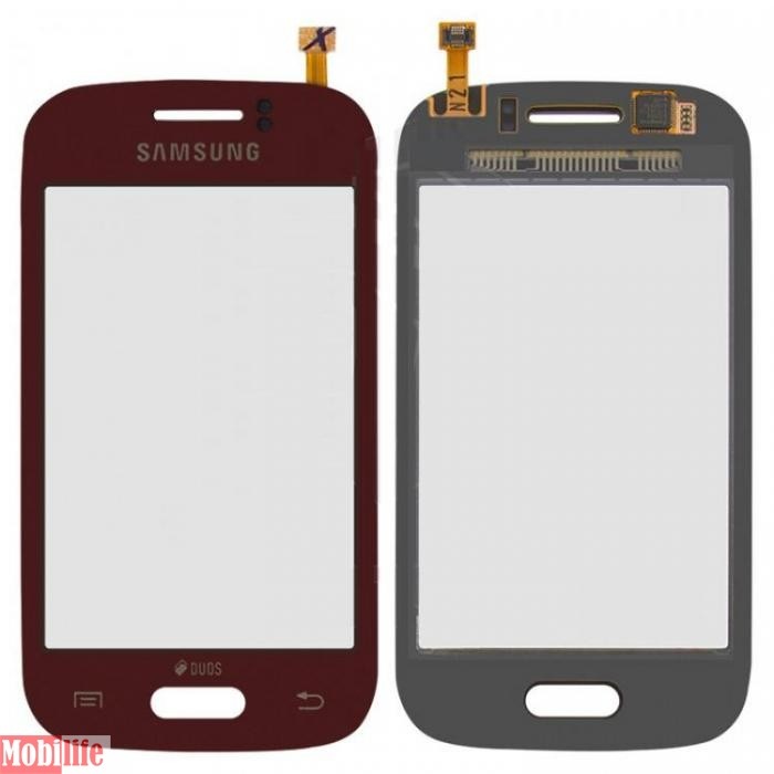 Тачскрин Samsung S6310 Galaxy Young, S6312 Galaxy Young красный