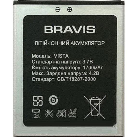 Аккумулятор для Bravis Vista, Оригинал - 548426