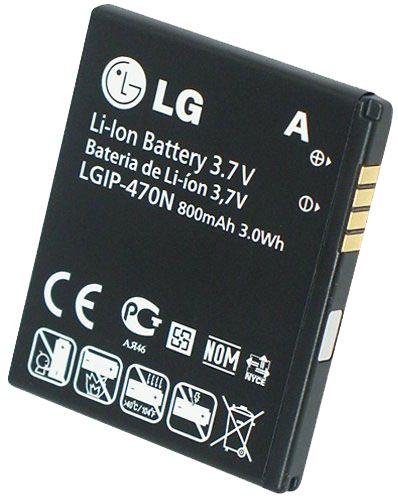 Аккумулятор для LG BL20 gd310 gd580 gd710 gm310 (LGIP-470N) 800mAh - 550613