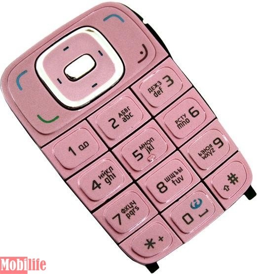 Клавіатура (кнопки) Nokia 6131 pink - 502945
