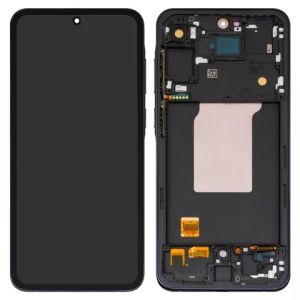 Дисплей Samsung SM-A556 Galaxy A55 5G (2024) с сенсором и рамкой, black (OLED) - 929453