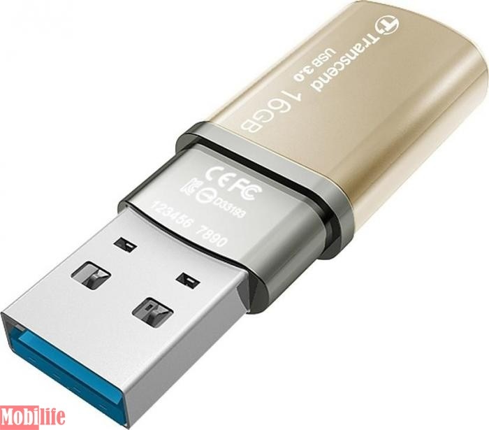 USB флешка Transcend 16 Gb JetFlash 820 Gold TS16GJF820G - 539521