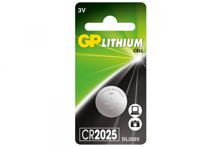 Батарейка GP CR2025 (2025-7C1) 1шт. Цена за 1 елемент - 533082