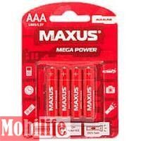 Батарейки Maxus AAA LR03 Mega Power 4шт (Alkaline) Цена упаковки. - 553015