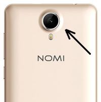 Скло камери Nomi i5010 Evo M Чорний Оригінал