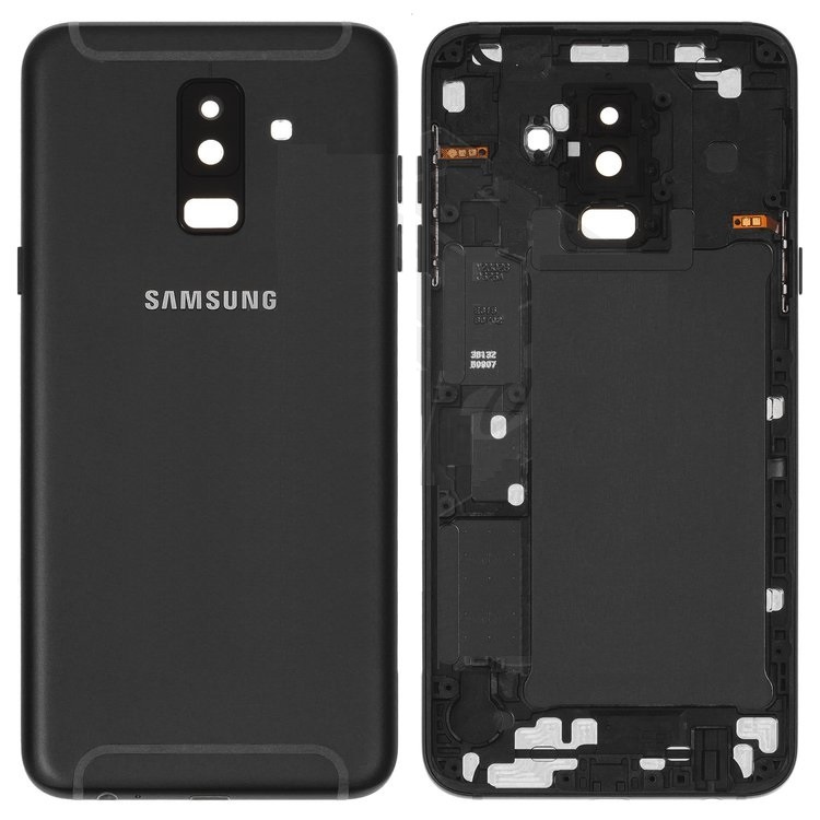 Задня кришка Samsung A605F Dual Galaxy A6 + (Plus) 2018 чорна - 557503