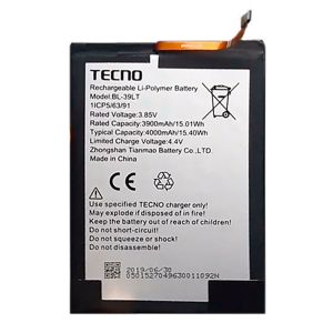 Аккумулятор Tecno Spark 4 (KC2, KC8), Camon 12 (CC7), Camon 12 Air (BL-39LT) - 910490 Аккумулятор Tecno Spark 4 (KC2, KC8), Camon 12 (CC7), Camon 12 Air (BL-39LT) - 910490