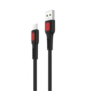 Дата-кабель USB XO NB151 Type-C прогумований black - 914476 Дата-кабель USB XO NB151 Type-C прогумований black - 914476