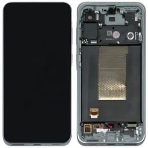 Дисплей Samsung A566 Galaxy A56 5G сенсором и рамкой, Graphite (OLED) - 924716