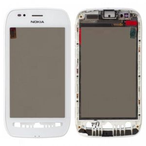 Тачскрин Nokia Lumia 710 с рамкой Белый