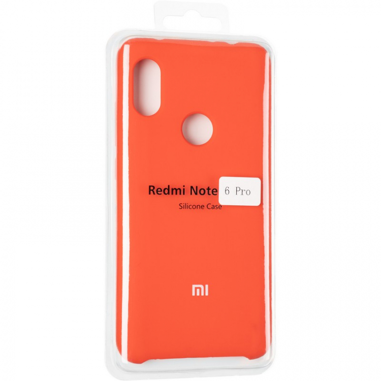 Чехол Soft Matte Xiaomi Redmi Note 6 Pro Красный - 565650