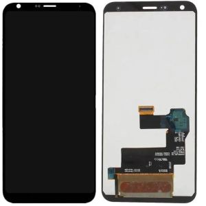 Дисплей для LG Q610 Q7 с сенсором и рамкой, черный - 910491