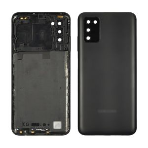 Задняя крышка Samsung A037 Galaxy A03s 2021 с стеклом камеры, black - 912127 Задняя крышка Samsung A037 Galaxy A03s 2021 с стеклом камеры, black - 912127